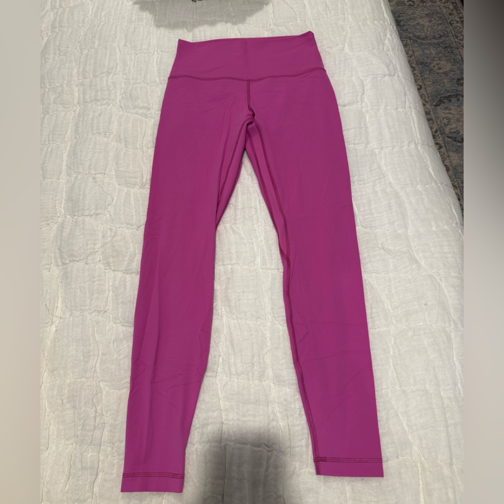 Lululemon Pow Pink Tone Align Leggings Size 8 Excellent Condition